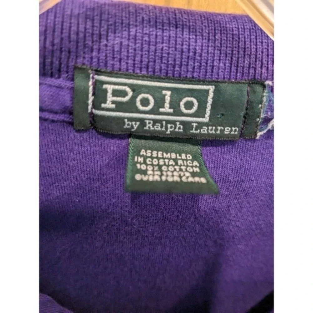 Polo Ralph Lauren Mens SMALL Purple‎ short Sleeve Button Down Shirt Casual Polo